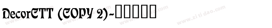 DecorCTT (COPY 2)字体转换